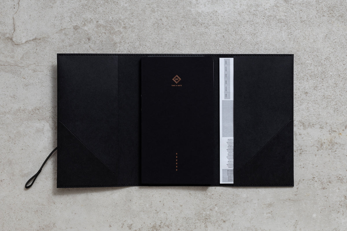 "RECORD" - Washable Kraft Paper Book Cover