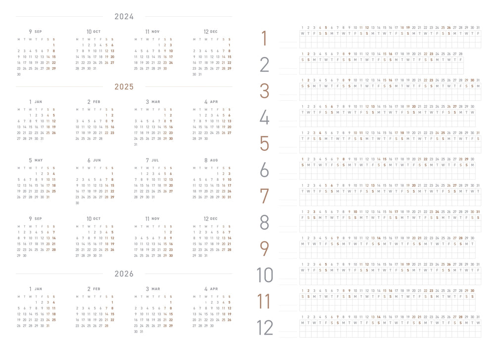 TAKE A NOTE 2025 Regular Planner A5