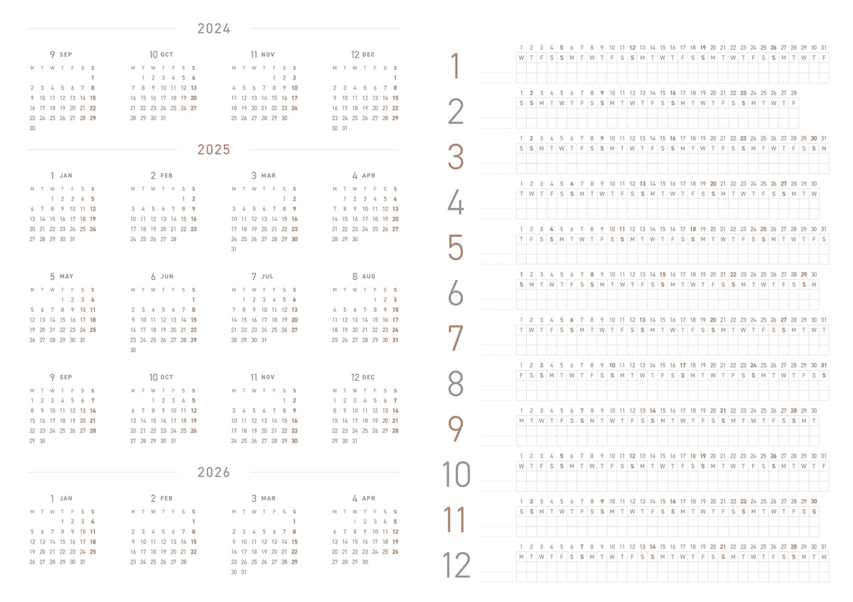TAKE A NOTE 2025 REGULAR PLANNER - English ver. A5