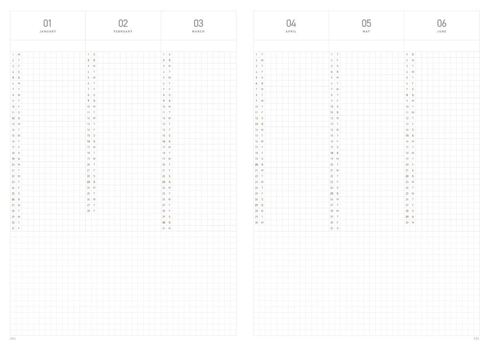 TAKE A NOTE 2025 Regular Planner A5