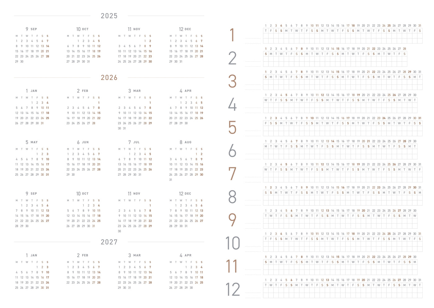 TAKE A NOTE 2026 Regular Planner A5