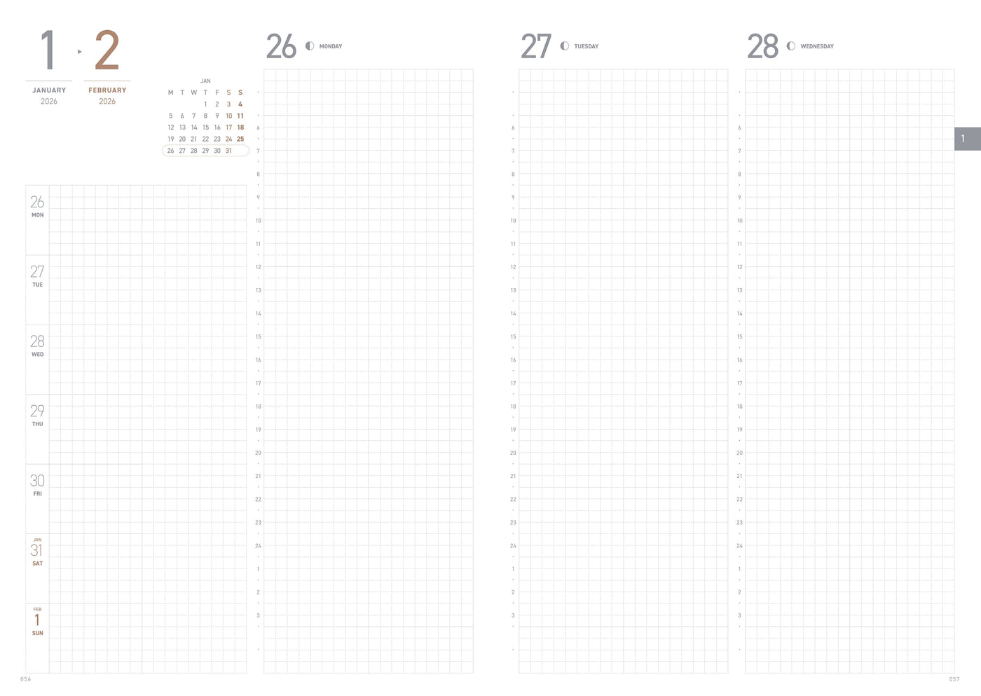 TAKE A NOTE 2026 Regular Planner A5