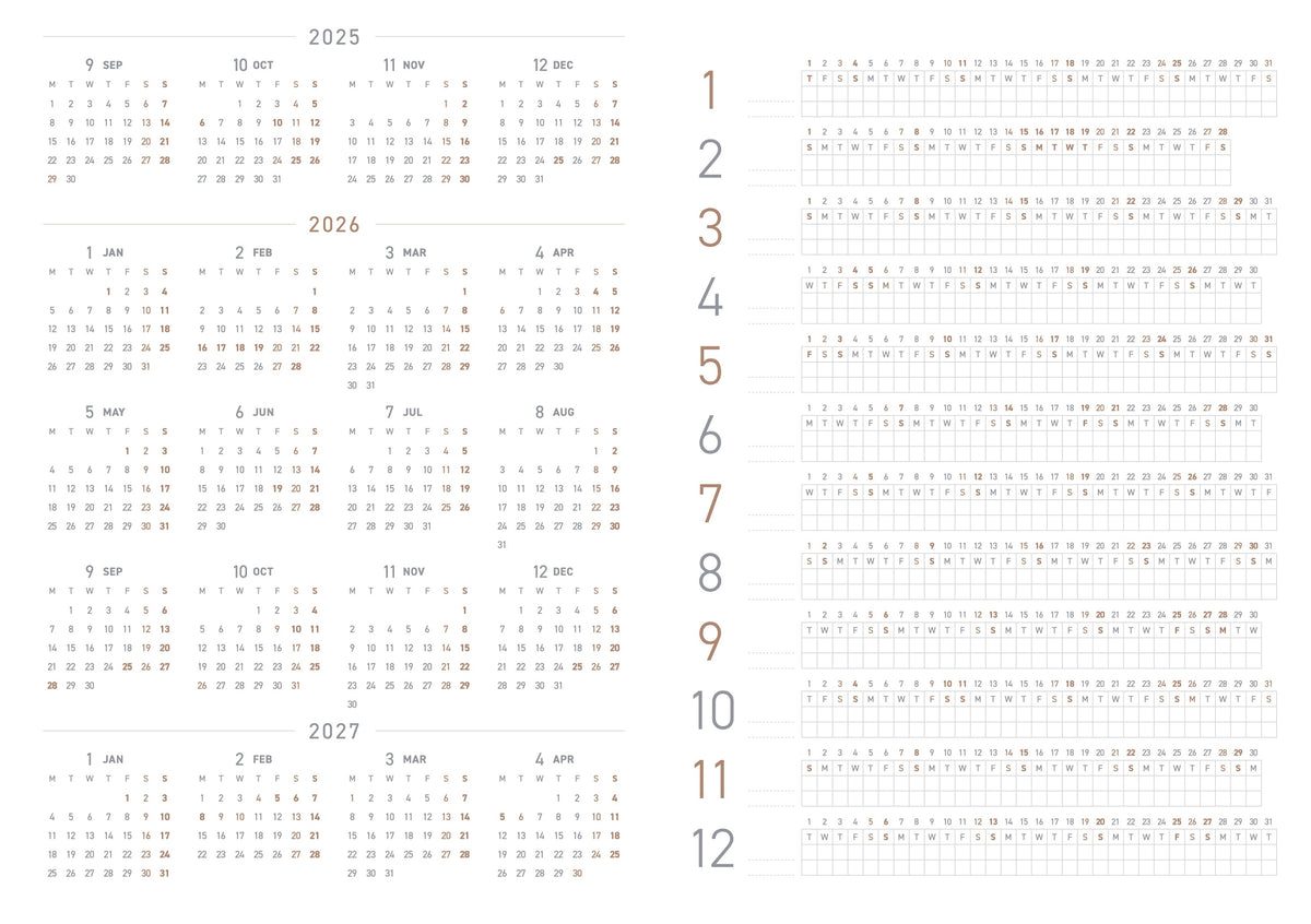 TAKE A NOTE 2026 Mini Planner A6