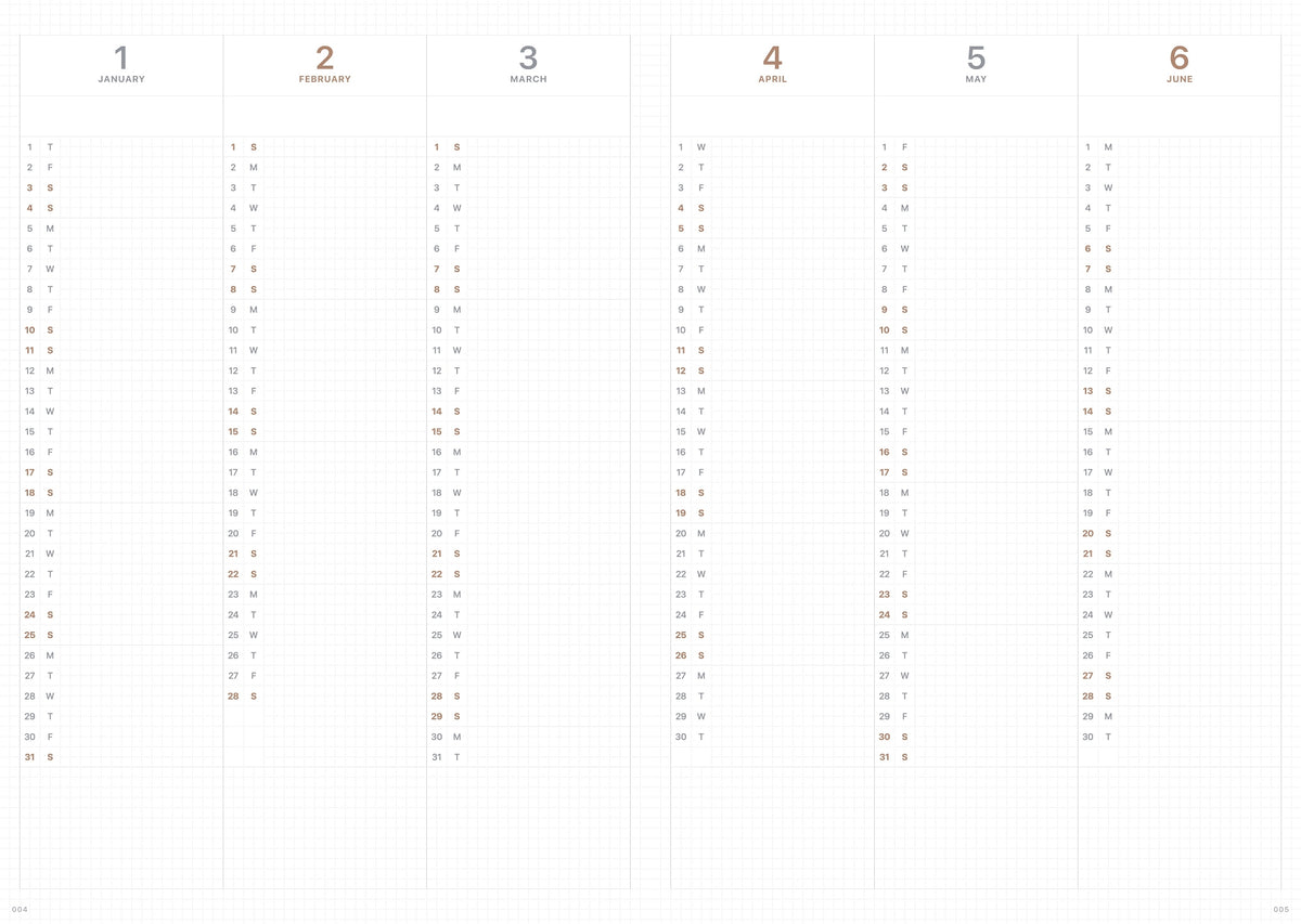 TAKE A NOTE 2026 Medium Weeks Planner B6