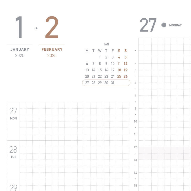 TAKE A NOTE 2025 REGULAR PLANNER - English ver. A5