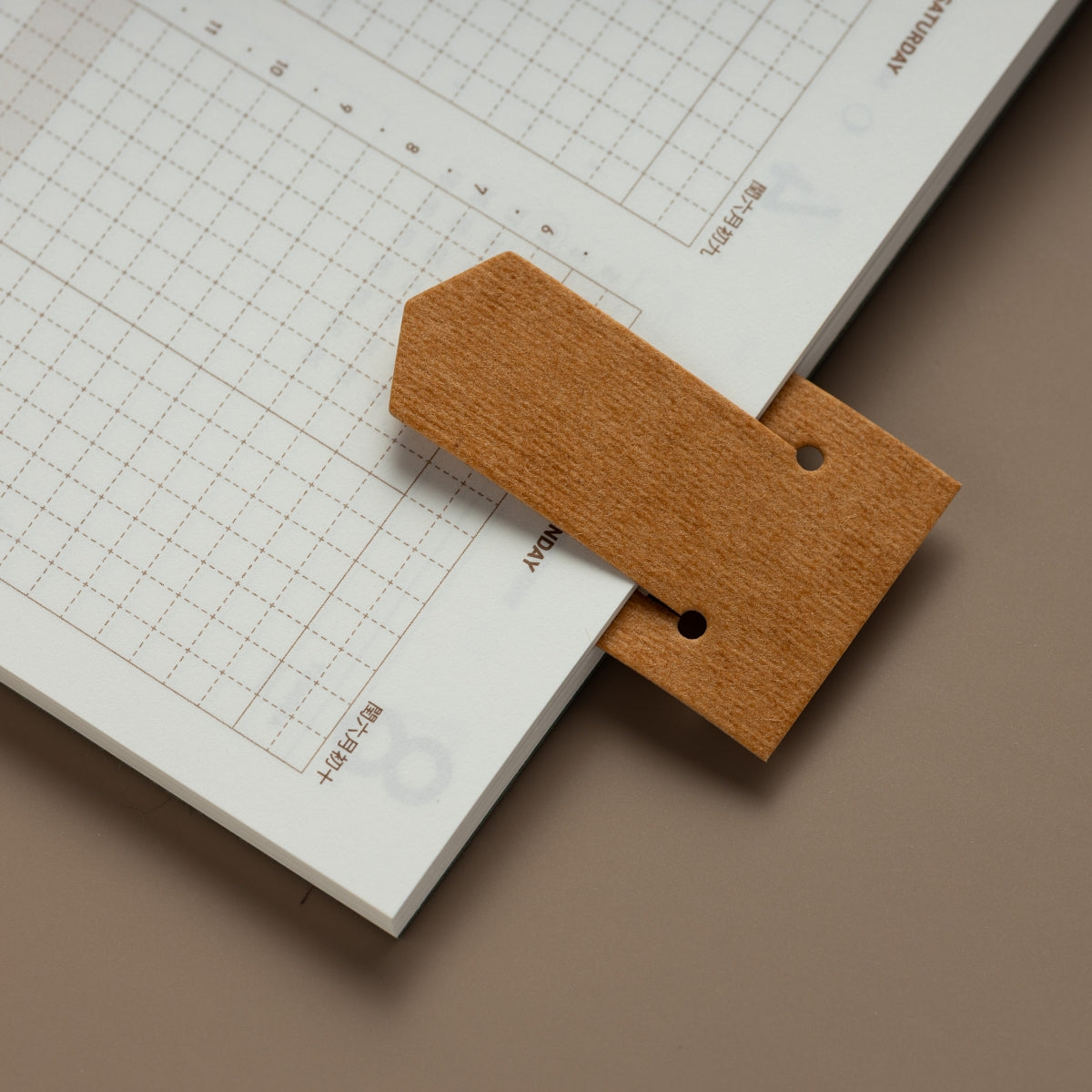 Washable Kraft Paper Bookmarks – Set of 2