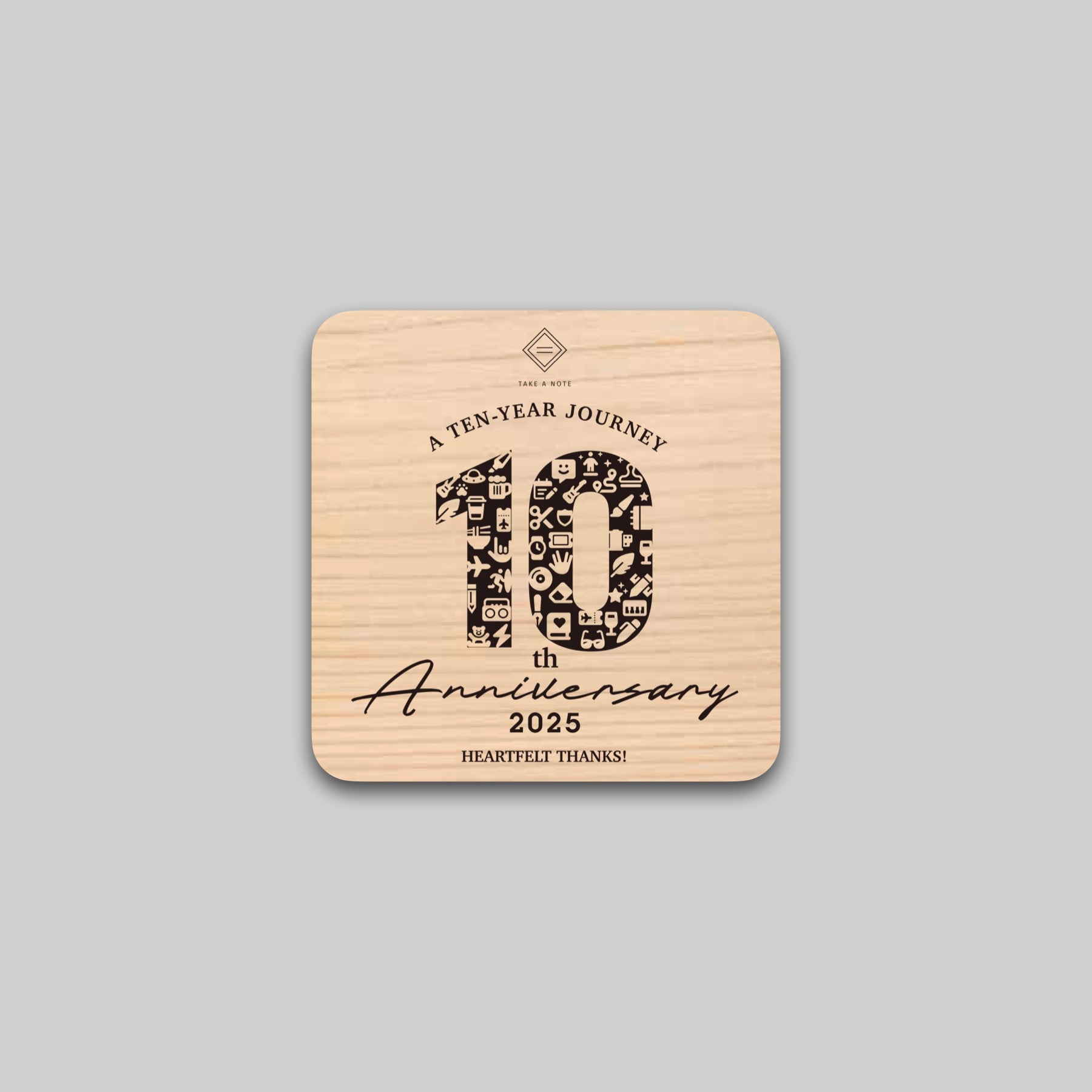 Store Exclusive - 10th Anniversary Wood Sticker