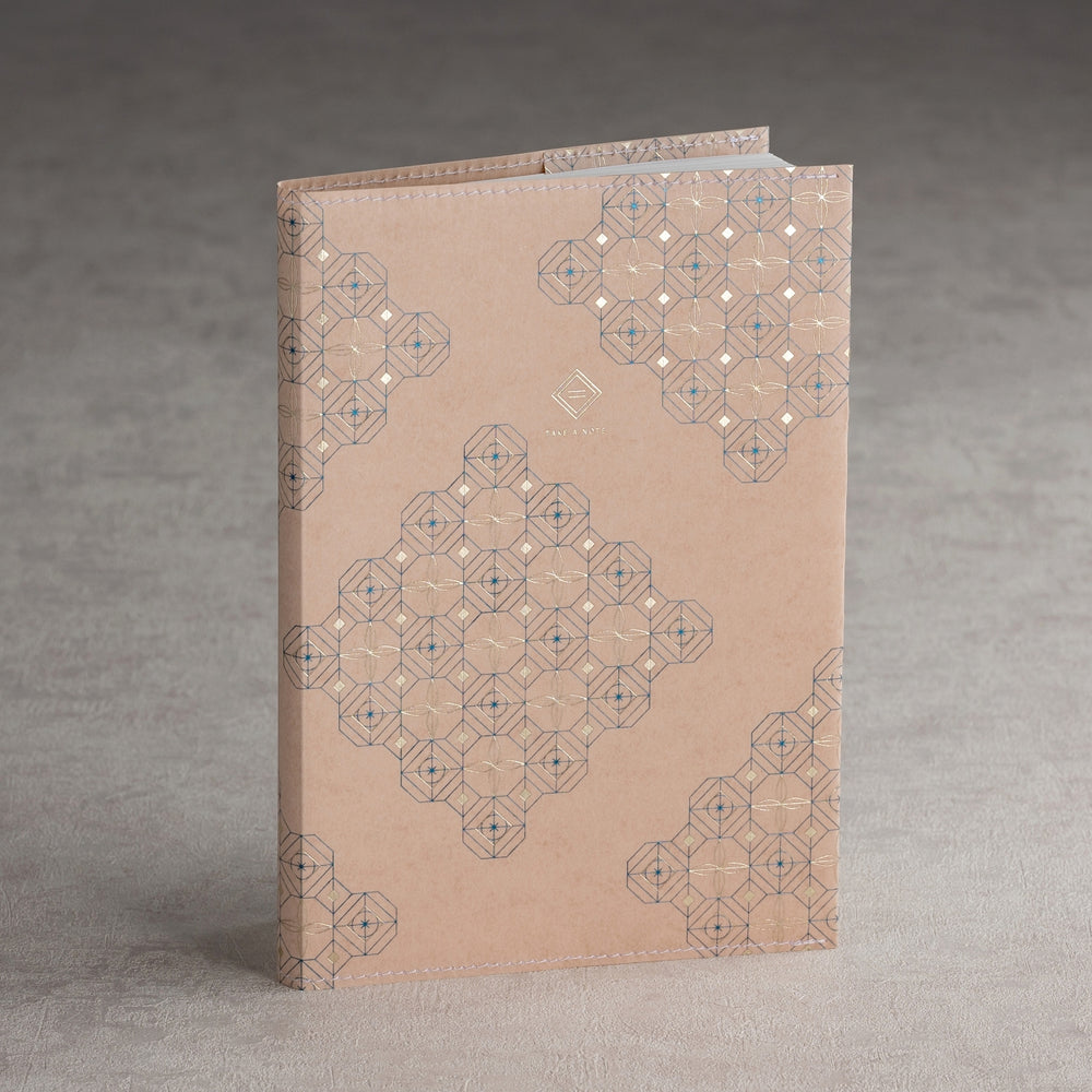 Take a Note x Cosmotech Gold Foil Stamping Book Cover A5 Iron window