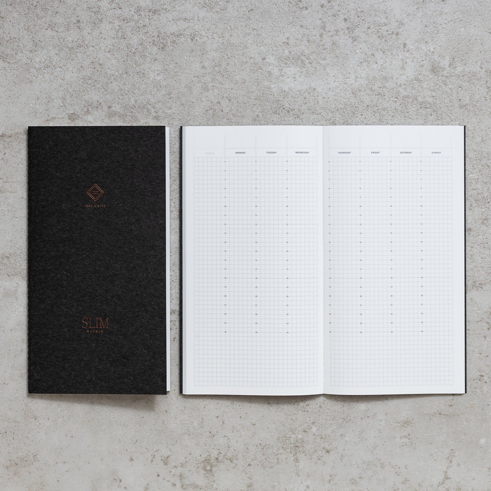 TAKE A NOTE SLIM WEEKLY PLANNER