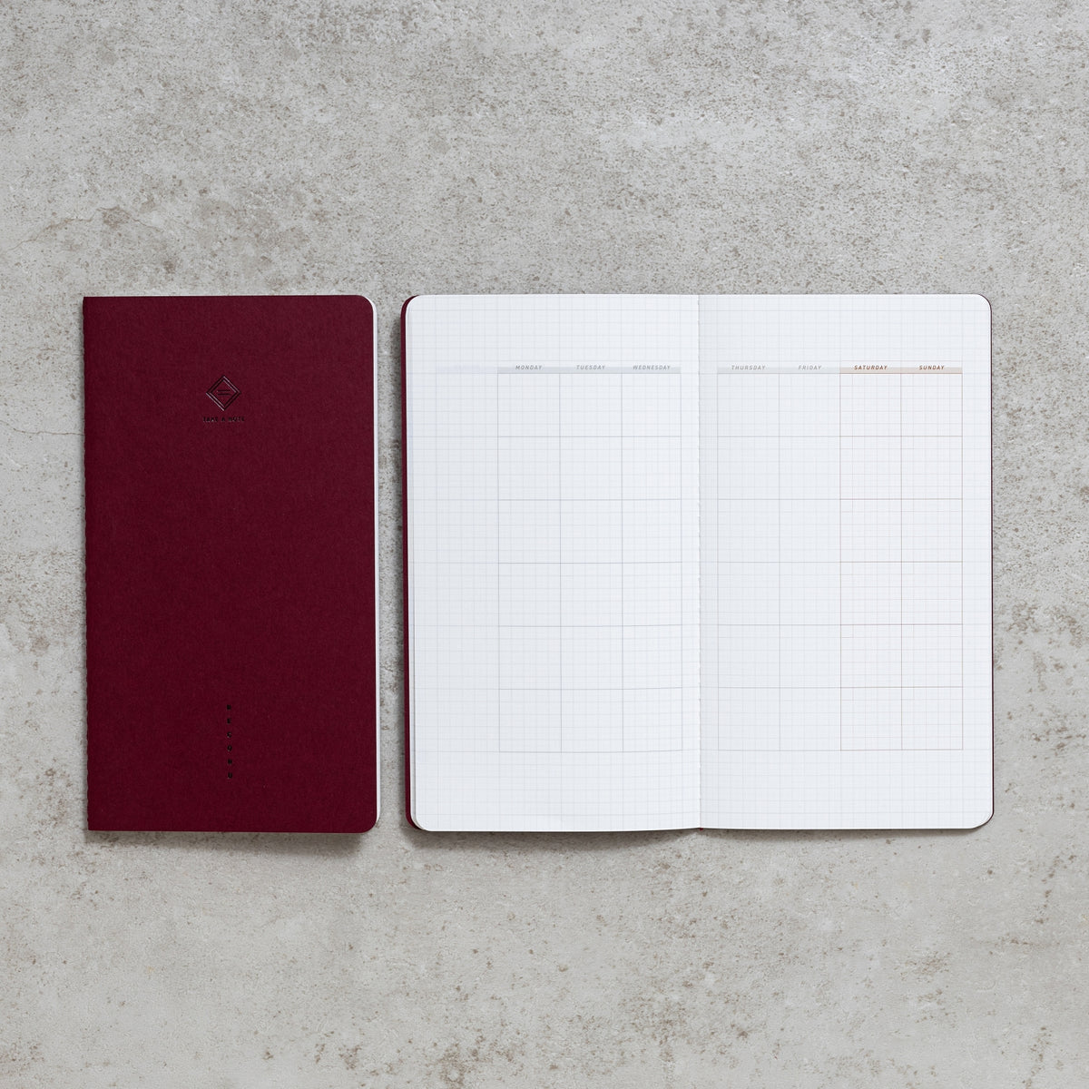 TAKE A NOTE "RECORD" - LITE Undated Monthly Planner