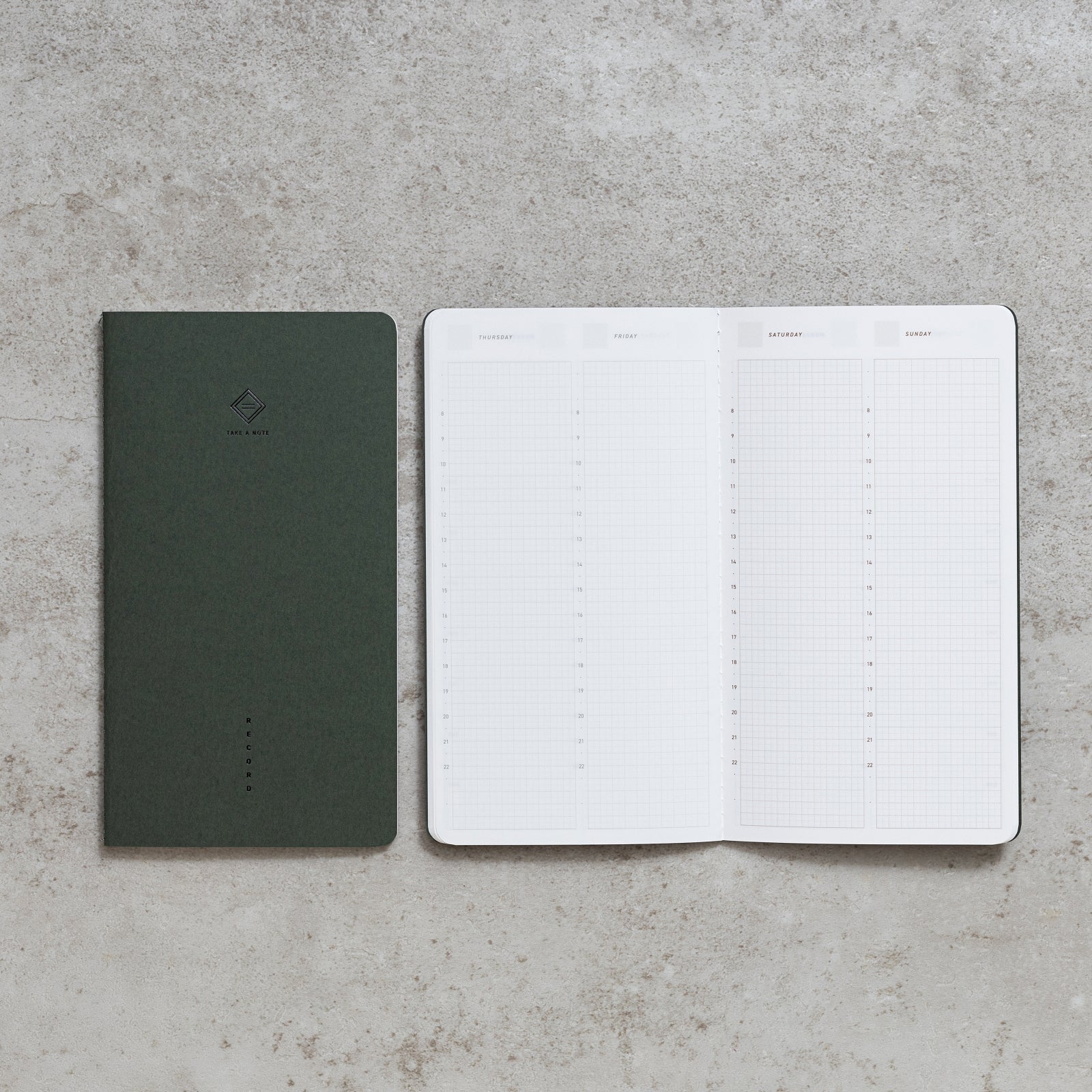 "RECORD" - LITE Undated Hybrid Daily Planner