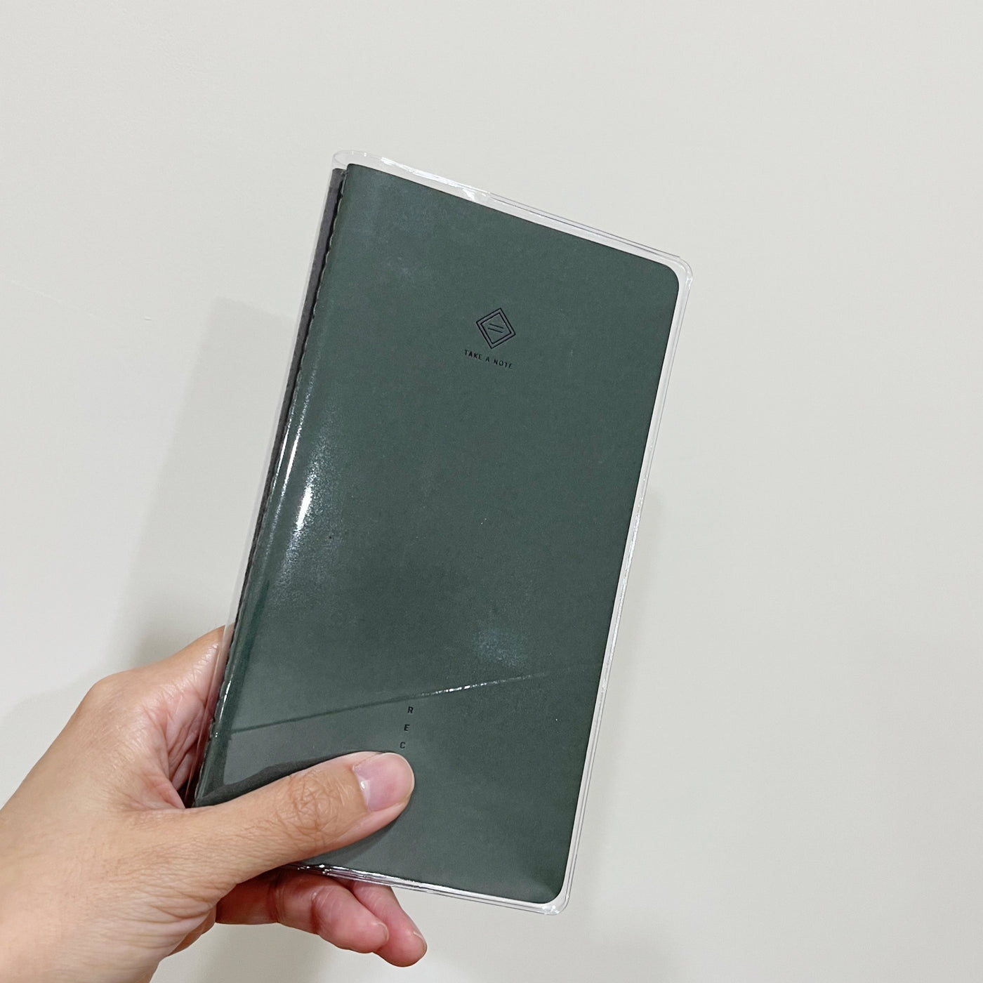 TAKE A NOTE "RECORD" - Transparent PVC Cover